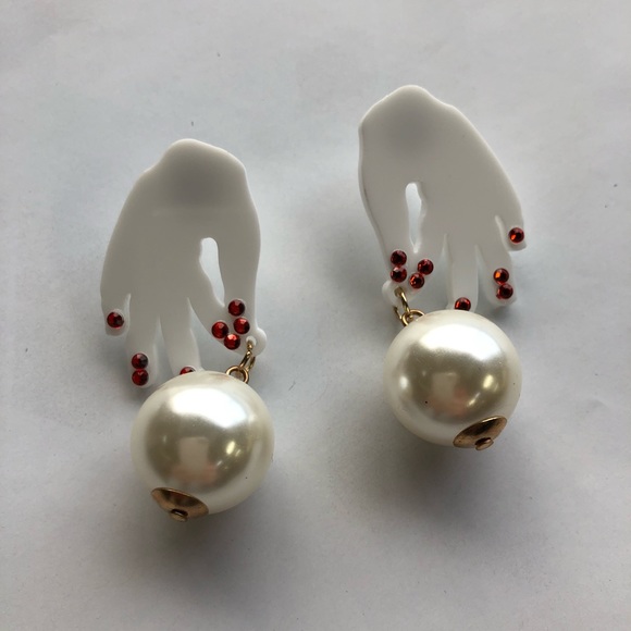 Modern Statement Earrings - Picture 3 of 4